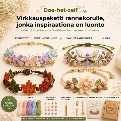 DIY-virkkaussetti rannekorujen tekemiseen
