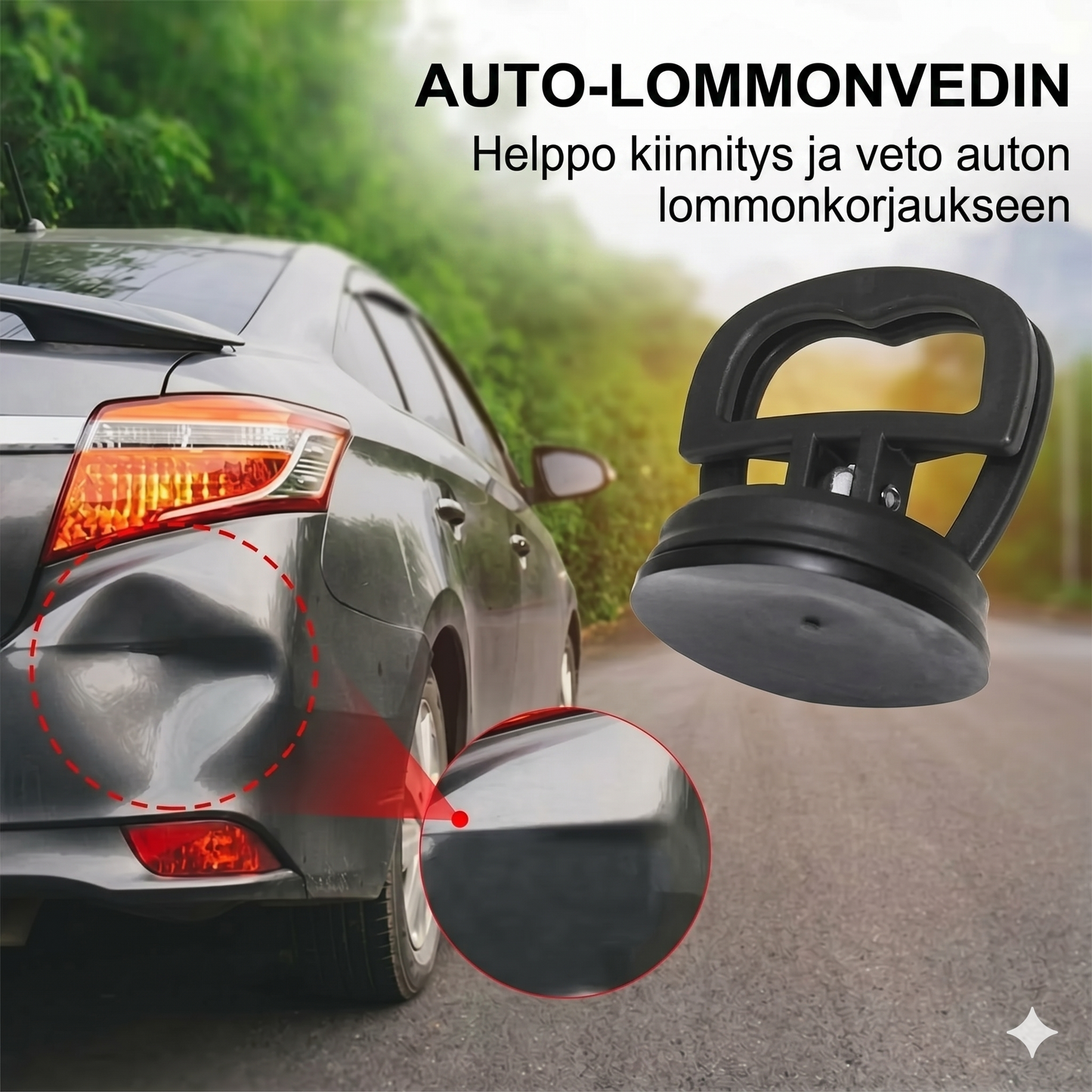 Auton lommonpoisto-imukupit