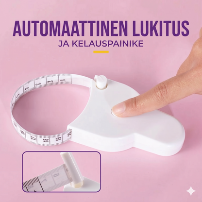 Automaattisesti kelautuva mittanauha