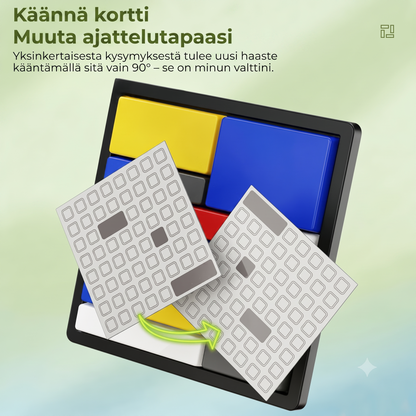 Looginen ajattelupeli haastavilla palapeleillä