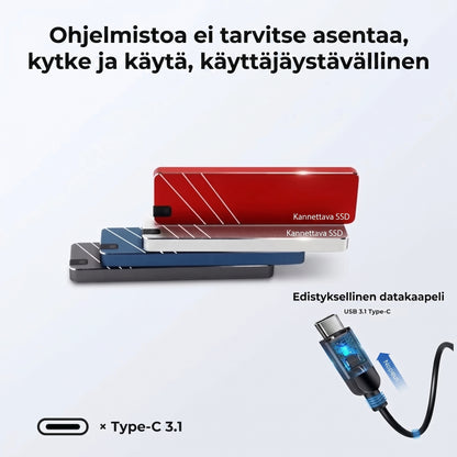 500 Gt USB-muistitikku nopealla ulkoisella tallennuksella
