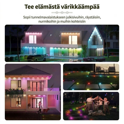 Älykäs RGB-valosarja ulkokäyttöön sovellusohjauksella