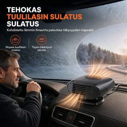 Mini-autonlämmitin auton ikkunoiden huurteenpoistoon ja sulatukseen