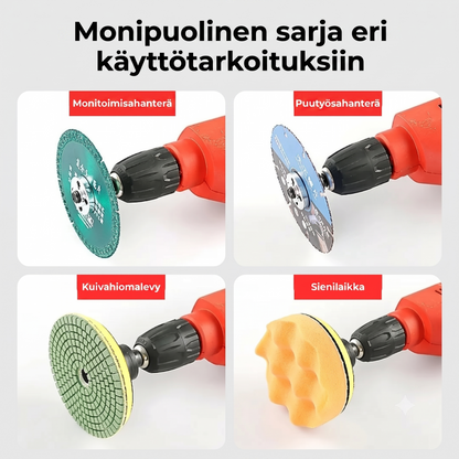 Porakoneen muunnossarja hiontaan