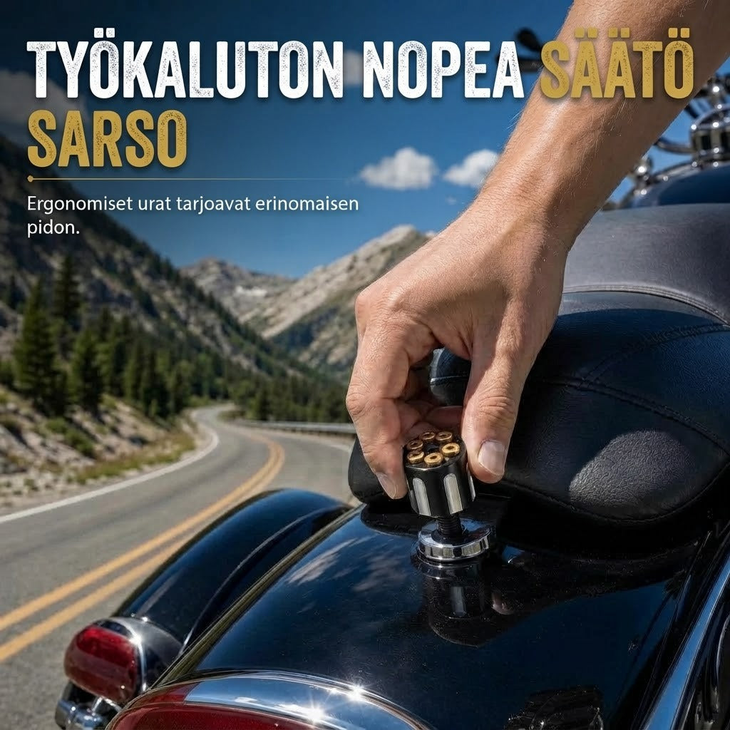 CNC-pikakiinnitteinen moottoripyörän satulapultti 6 mm