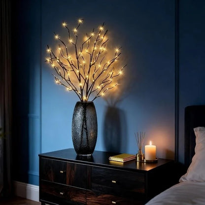 LumiBranch paristokäyttöiset LED-koristeoksat