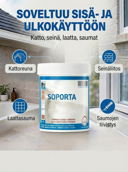 Läpinäkyvä vedenpitävä tiivistysaine eri pinnoille