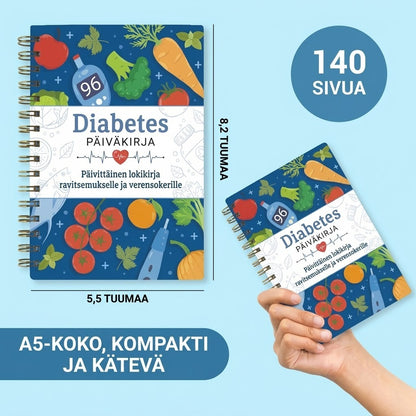 Diabetespäiväkirja ja ruoka-aineluettelo