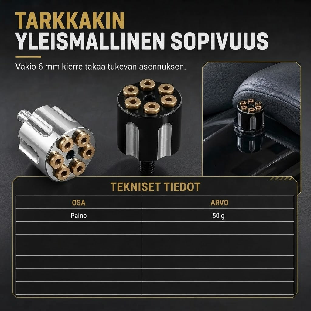 CNC-pikakiinnitteinen moottoripyörän satulapultti 6 mm