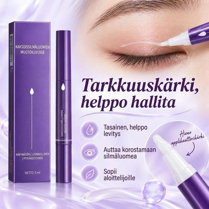 Näkymätön silmäluomivoidekynä luonnollisten kaksoisluomien muotoiluun
