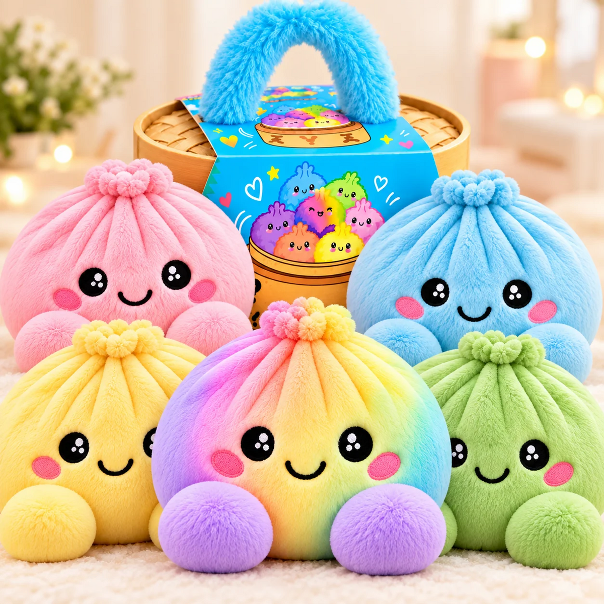 Dumpling squishy -pehmolelut höyrytyskorilla