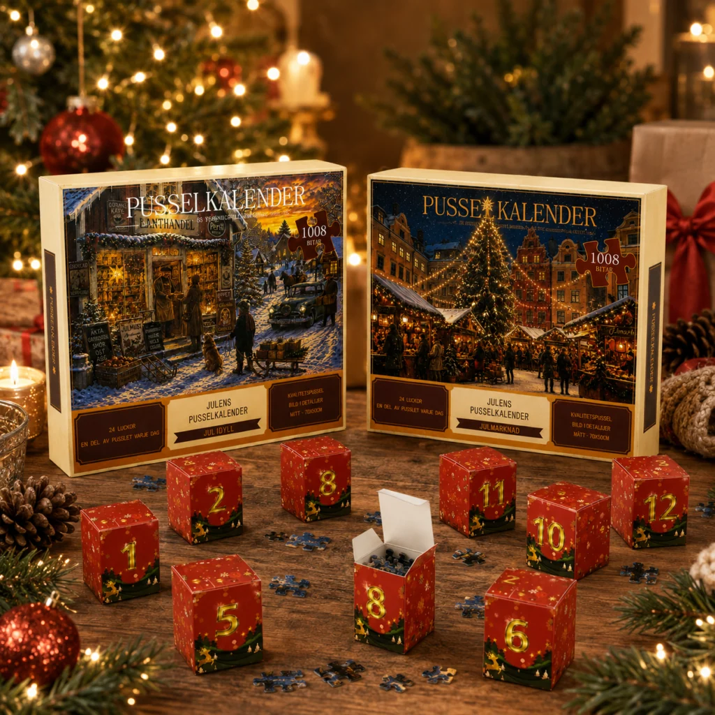 24 päivän joulupalapeli-adventtikalenteri