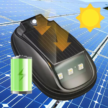 Aurinkokennokäyttöinen RGB-kattoautoilulamppu