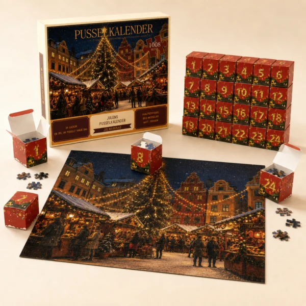 24 päivän joulupalapeli-adventtikalenteri