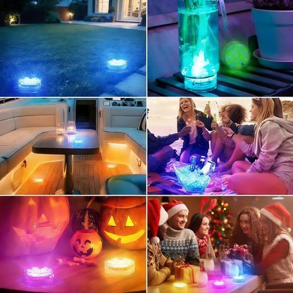 Vedenpitävät RGB-uima-allasvalot