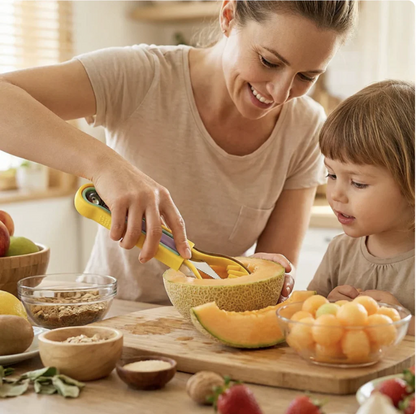 FruitMaster monitoiminen hedelmäleikkuri 4-in-1