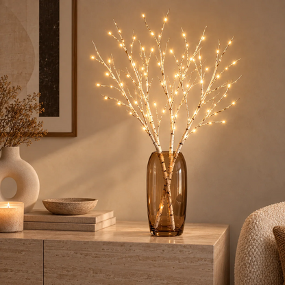 LumiBranch paristokäyttöiset LED-koristeoksat