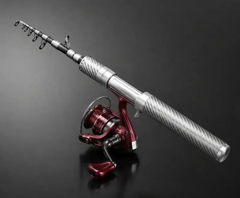 Carbon PocketRod teleskooppivapa hiilikuidusta 180 cm