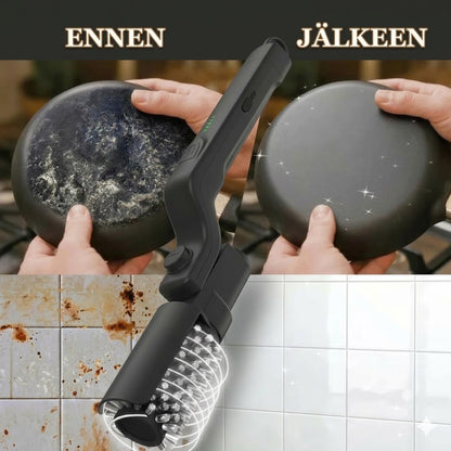 Johdoton sähköinen grillin puhdistusharja