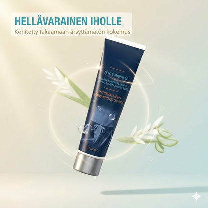 Nopeavaikutteinen karvanpoistovoide miehille
