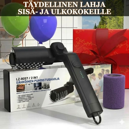 Johdoton sähköinen grillin puhdistusharja