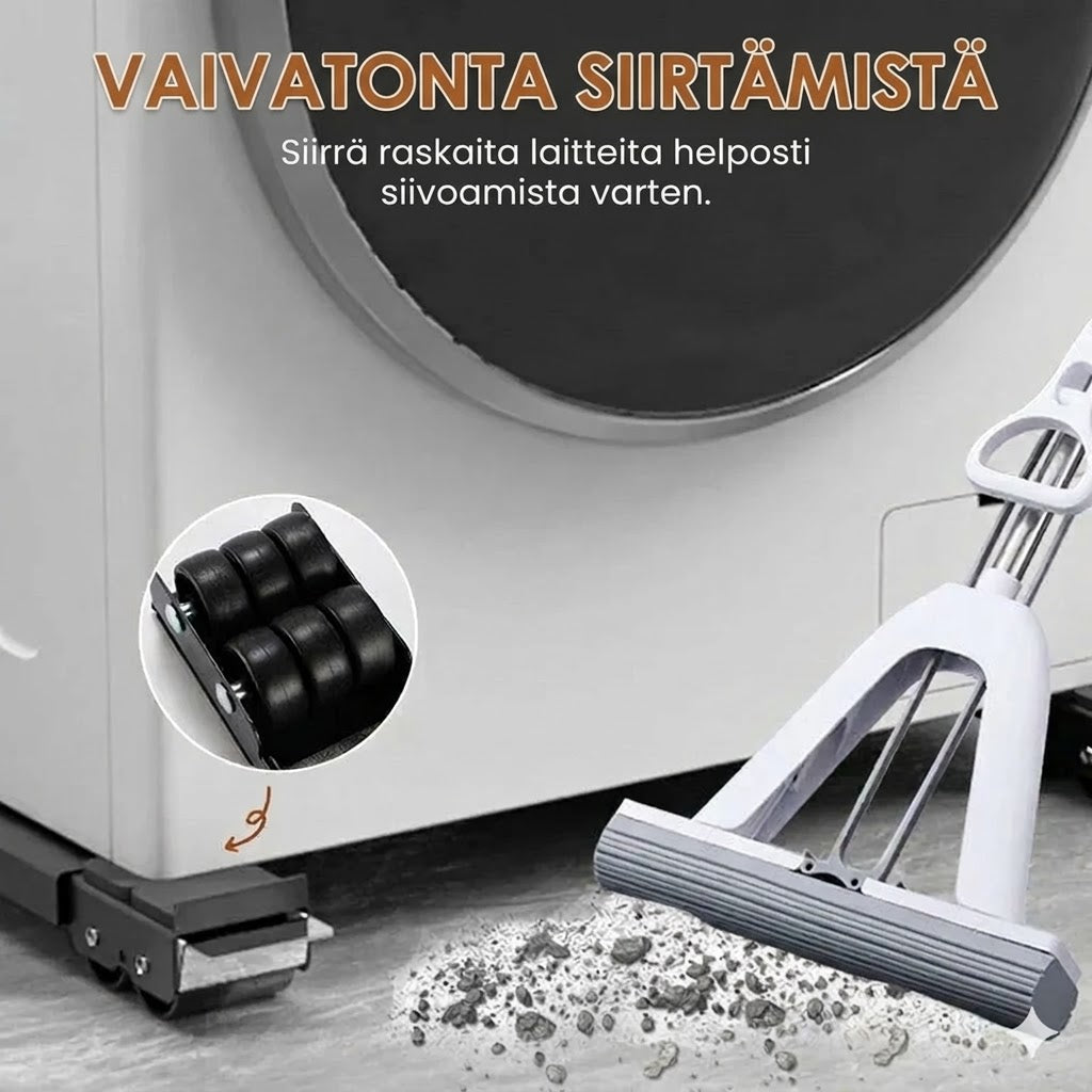 Raskaat säädettävät laiterullat