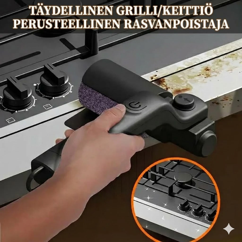 Johdoton sähköinen grillin puhdistusharja