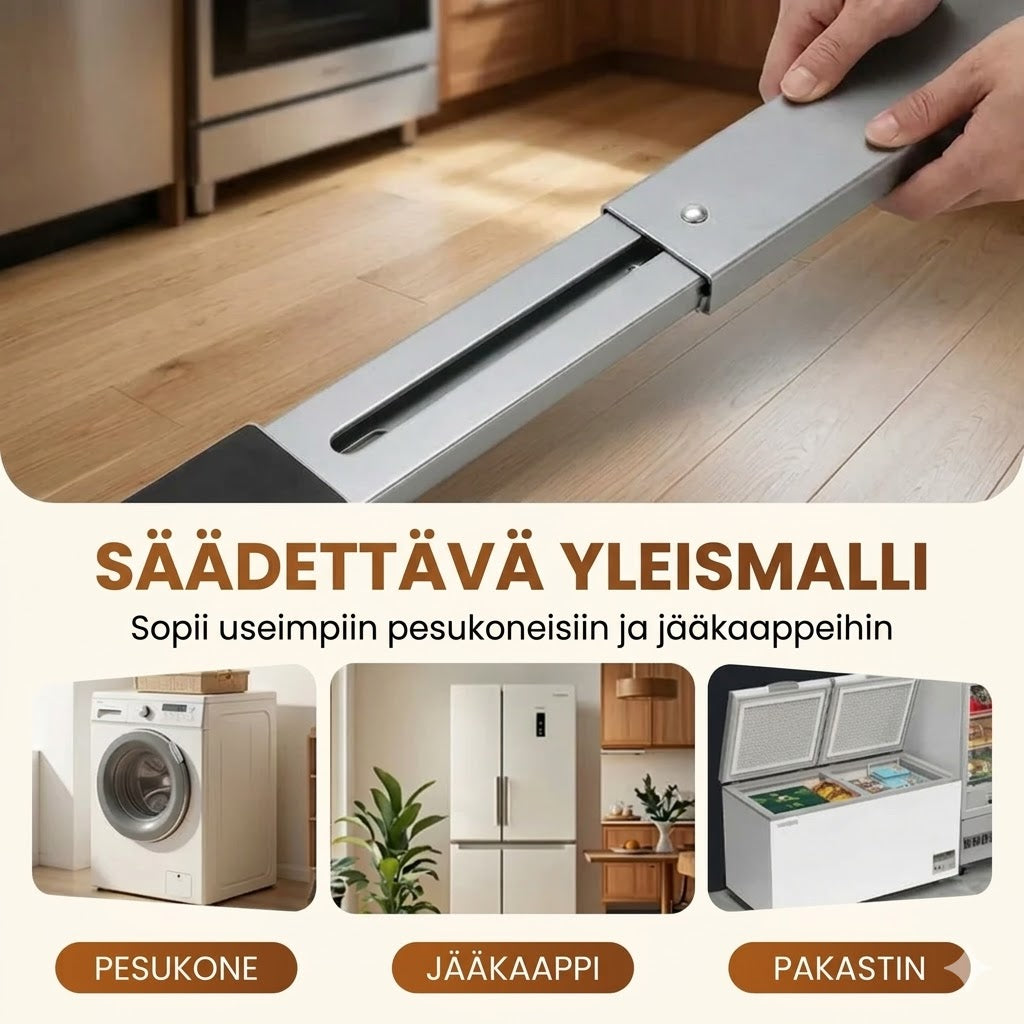 Raskaat säädettävät laiterullat
