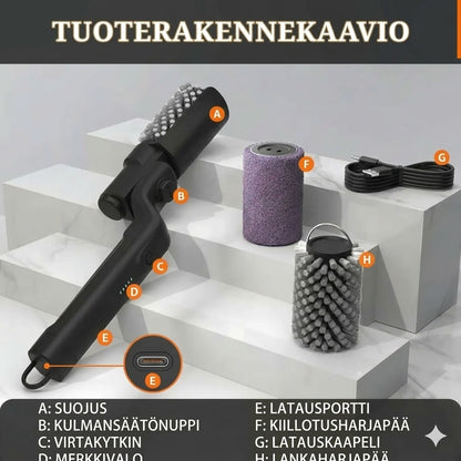 Johdoton sähköinen grillin puhdistusharja