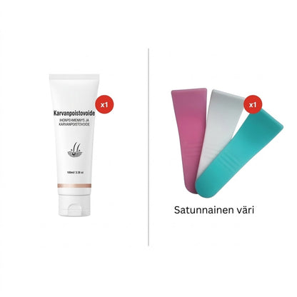 Monikäyttöinen ja aromaattinen hellävarainen karvanpoistovoide