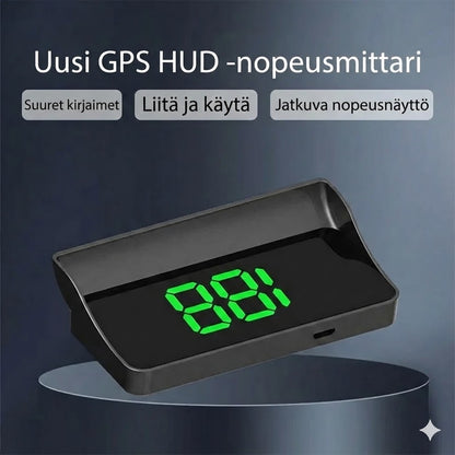 Nopeusmittari heijastusnäytöllä