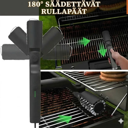 Johdoton sähköinen grillin puhdistusharja
