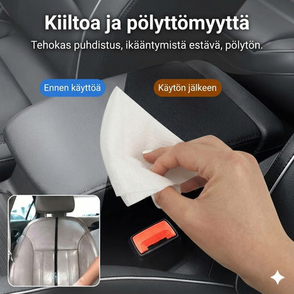Auton sisätilojen puhdistuspyyhkeet