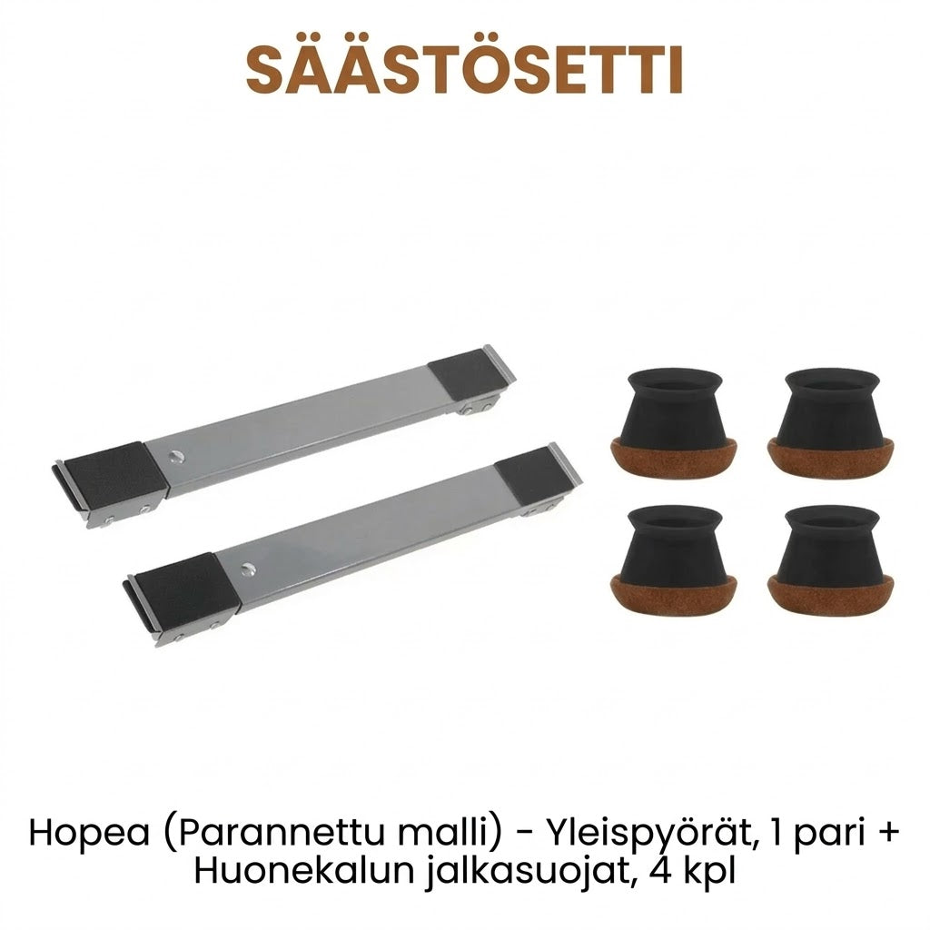 Raskaat säädettävät laiterullat