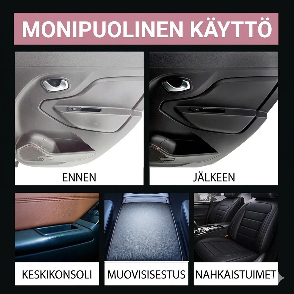Auton sisätilojen puhdistusaine